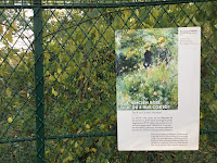 Photo by Sheila Webber Renoir gardens at the Musee de Montmartre Paris November 2023